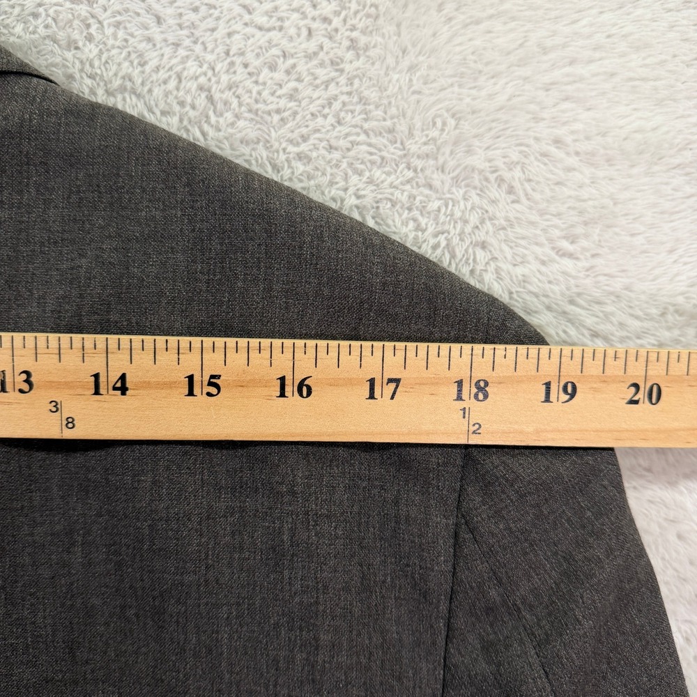 Vintage 80s Brooks Brothers Mens 42XS Slim Fit Gray Wool 2-Piece Suit 34x27 EUC - Picture 10 of 16